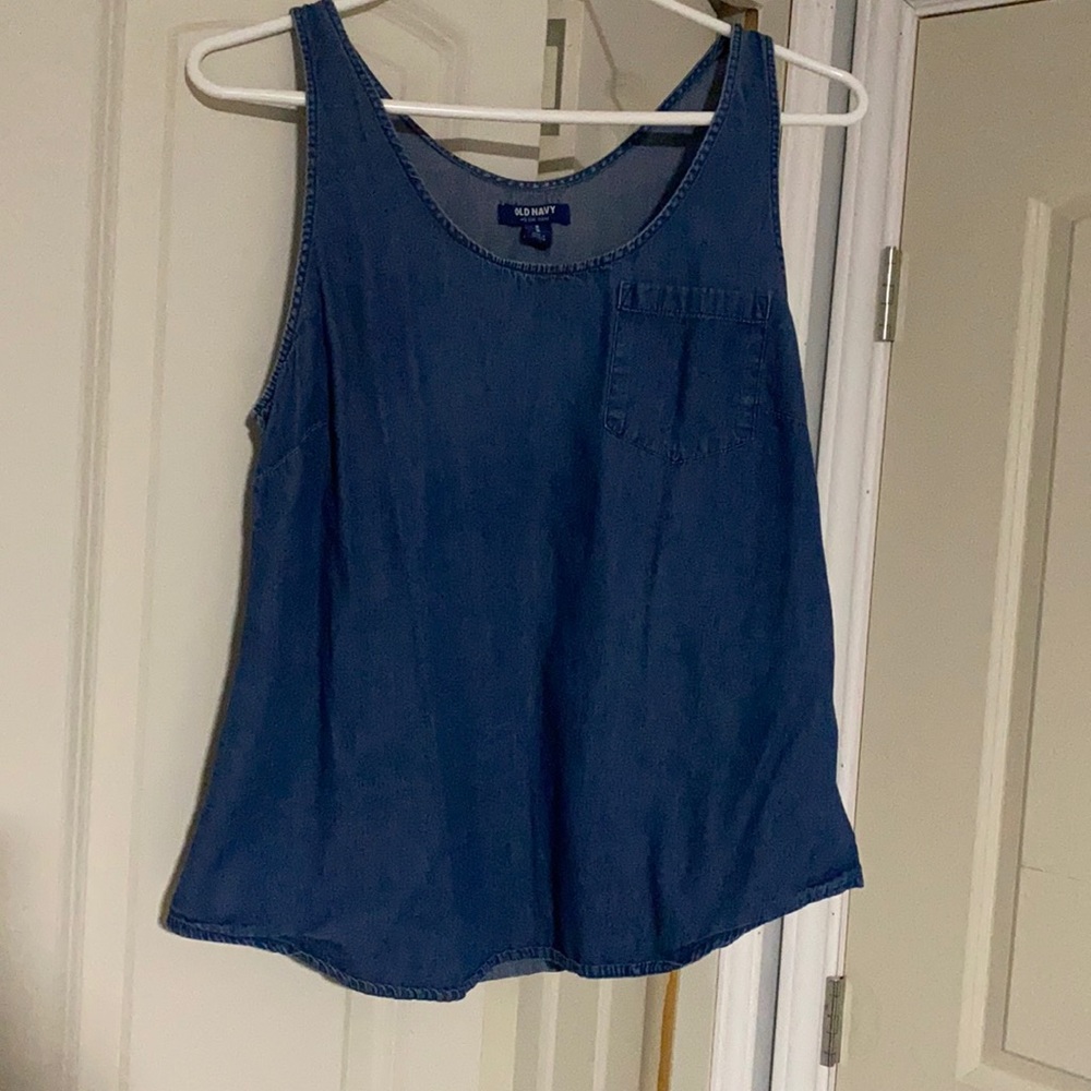 Medium denim tank